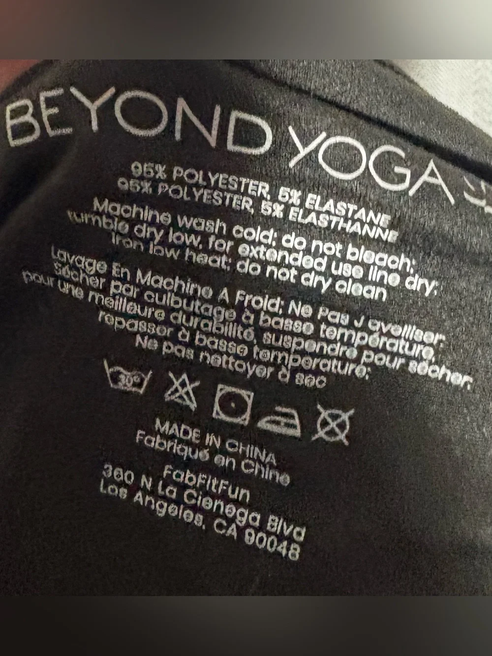 Beyond Yoga Black Loop Scarf - Lightweight Infinity Wrap
